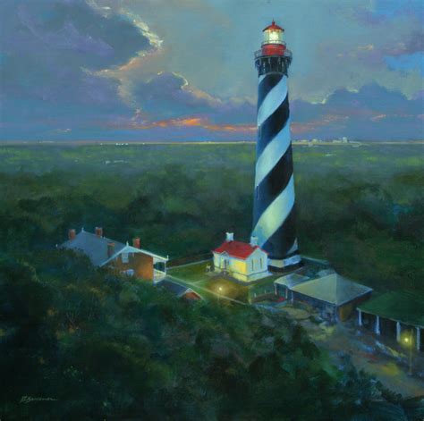 St. Augustine Lighthouse Aloft - Bansemer Studio & Gallery of Fine Art