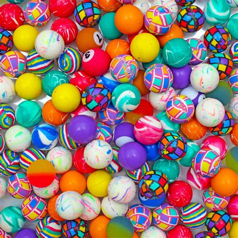 Assorted Bouncy Balls - 1 Inch (25mm) - 250 Count: Rebecca's Toys & Prizes