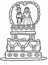 Wedding Cake Free Coloring Page  Printable Pages sketch template
