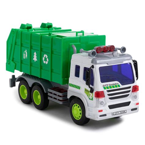 Buy Toy To Enjoy Garbage Truck Toy with Light & Sound – Dump Cleaning ...