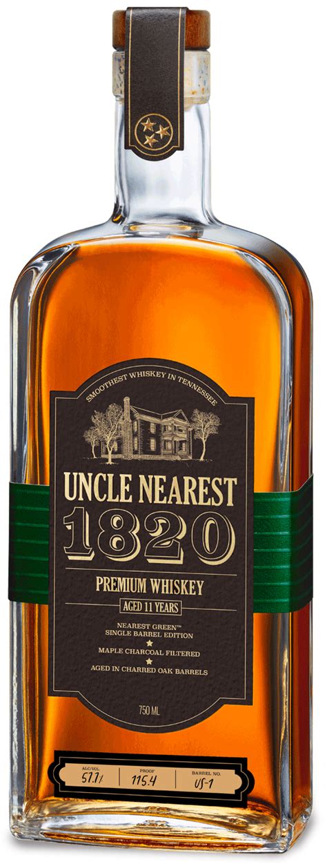 Uncle Nearest Premium Whiskey - 100 Proof from Tennessee Uncle Nearest ...