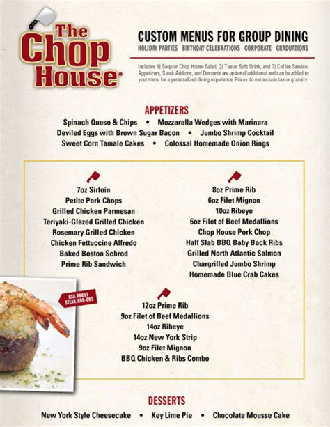 chop house knoxville lunch menu - As Nice Weblogs Navigateur