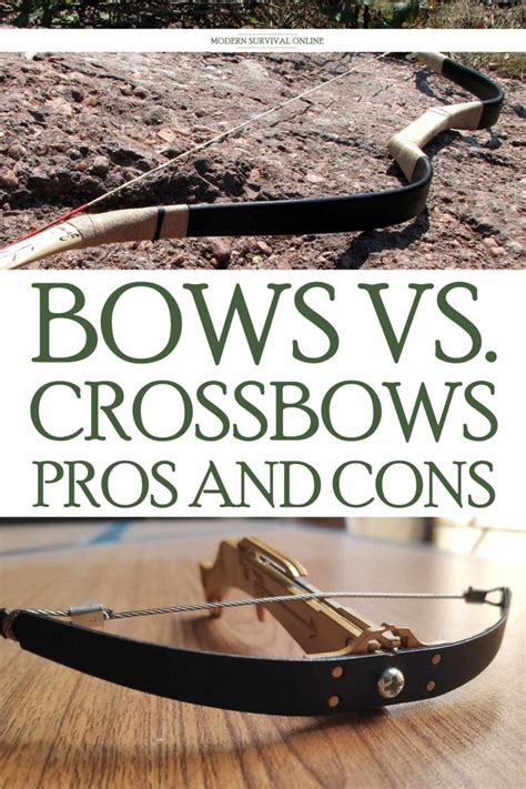 Bows vs Crossbows - Pros and Cons - Modern Survival Online