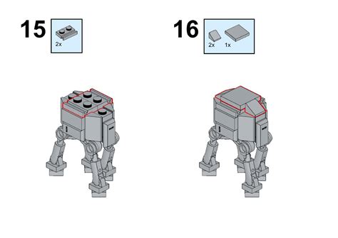 Instructions to Build a Mini LEGO AT-AT - BrickNerd - All things LEGO ...