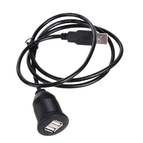 Super Speed USB Mount Cable USB2.0 to Dual USB Extension Cable for Car ...