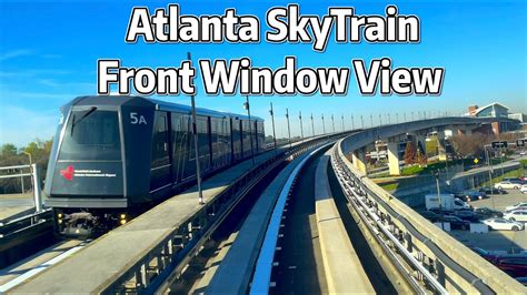 ⁴ᴷ⁶⁰ Front Window View - The Atlanta SkyTrain - YouTube