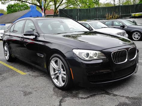 2013 BMW 7-SERIES 750LI XDRIVE M-SPORT PKG 52807 Miles BLACK SEDAN 8 ...