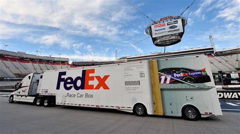 Denny Hamlin Ships His Car To Each NASCAR Race Using FedEx