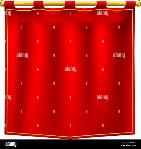 Medieval Banner Royal Red Knight Flag Sign Stock Vector Image & Art - Alamy