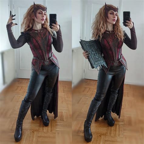 Finished making my Scarlet Witch cosplay ! : r/marvelstudios