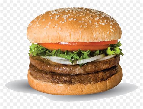 Double Patty Burger - Grilled Chicken Burger Png, Transparent Png - vhv