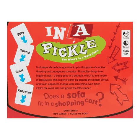 In a Pickle Game - World Market