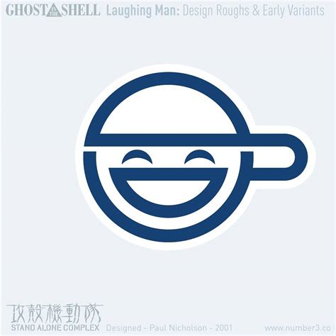 Paul Nicholson shares how he got hired to create the GITS Laughing Man logo