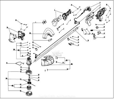 EGO ST1200 Parts Diagram for Assembly