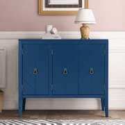Rent to own Accent Wooden Storage Sideboard Cabinet, Modern Console Table with Adjustable Shelf ...
