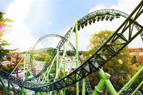 helix rollercoaster ar liseberg theme park sweden | Theme park, Roller coaster, Sweden travel