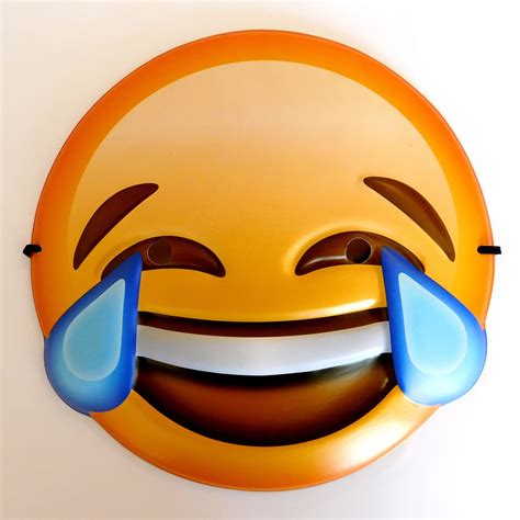 Crying Laughing Emoji Mask | Fancy Dress Party UK