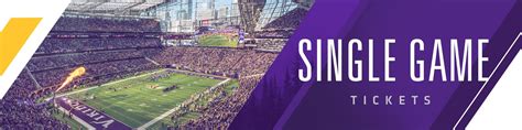 Vikings Single Game Tickets | Minnesota Vikings - vikings.com