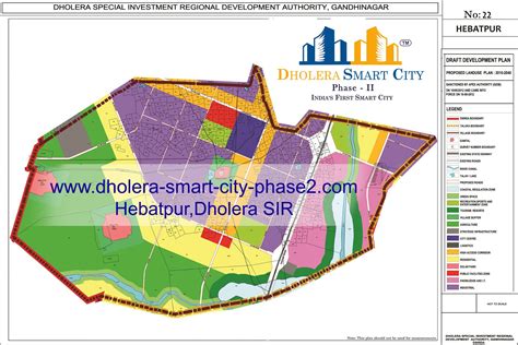 Map of HEBATPUR, Dholera SIR #Dholera #DholeraSIR #DholeraSmartCity #Gujarat