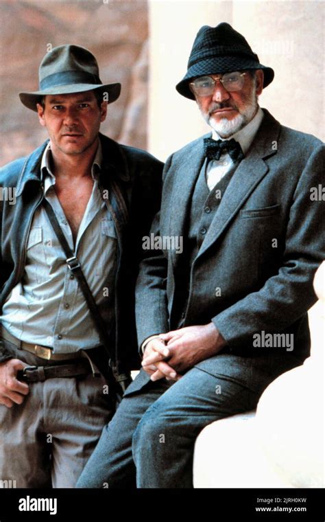 HARRISON FORD, SEAN CONNERY, INDIANA JONES AND THE LAST CRUSADE, 1989 Stock Photo - Alamy