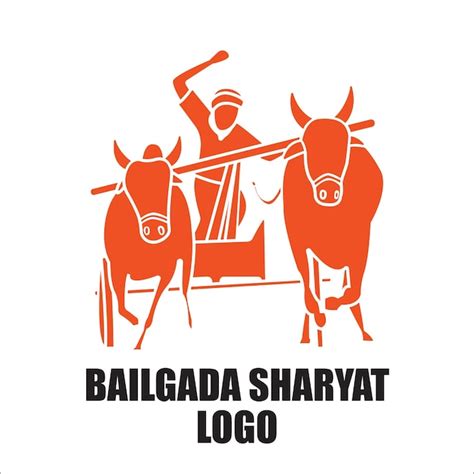 Premium Vector | Bailgada Sharyat Logo Bull Racing Festival in India