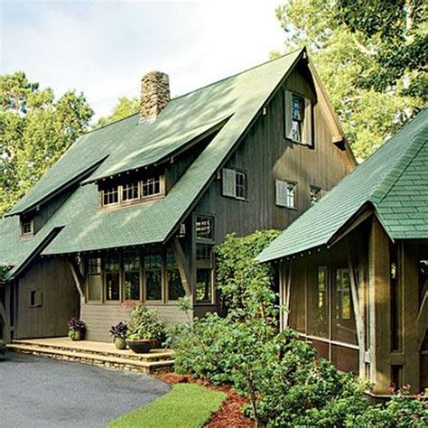 34 The Best Green Roof Houses Colors Ideas | Green roof house, House roof, Cottage exterior