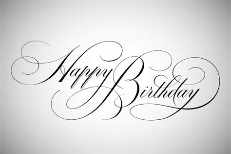 Happy Birthday Lettering | Happy birthday calligraphy, Happy birthday lettering, Lettering