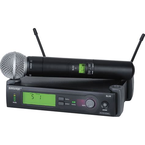 Shure SLX Series Wireless Microphone System SLX24/SM58-H5 B&H