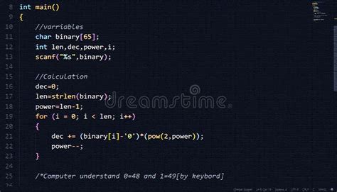 C Programming HD Wallpaper in VS Code Stock Illustration - Illustration of broken, effect: 156838042