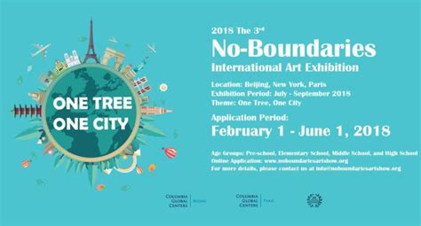 Call for submissions: No-Boundaries International Art Exhibit | Columbia Global Centers