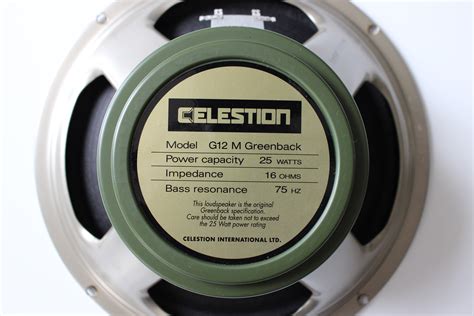 Celestion G12M Greenback (8 Ohms) image (#829856) - Audiofanzine