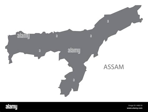 Assam map hi-res stock photography and images - Alamy