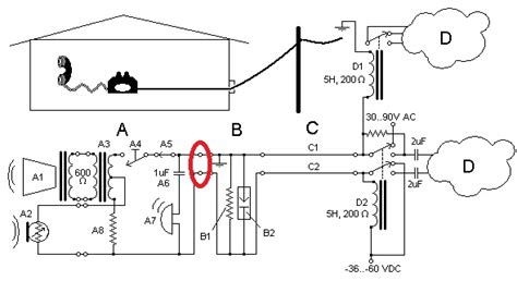 transformer - How does this telephone circuit modulate the current? - Electrical Engineering ...