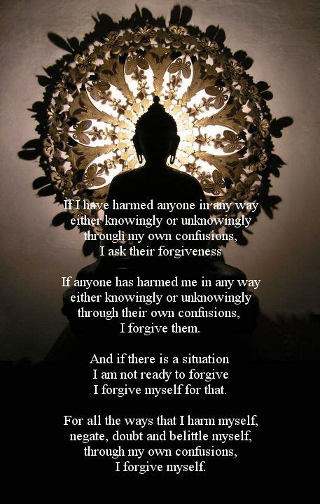 Buddha Forgiveness Prayer | Buddhist wisdom, Prayer for forgiveness ...