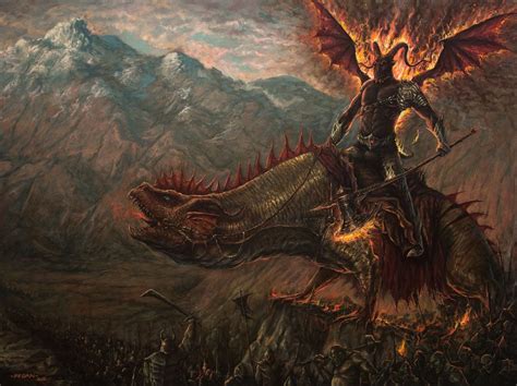 Gothmog, High Captain of Angband by MarioFegan in 2023 | Tolkien art, Tolkien, Lotr art