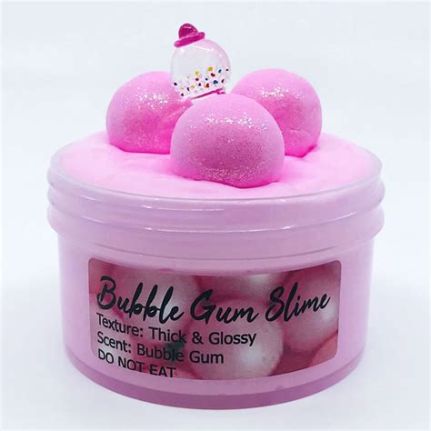 Bubble Gum Slime | Etsy