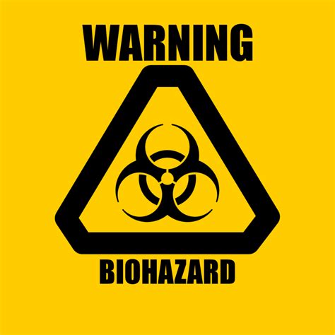 Warning Sign: Biohazard | Biohazard, Warning signs, Biohazard symbol