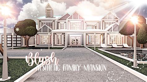 ROBLOX | Bloxburg: Colorful Floral Blush Aesthetic Eco Family Mansion ...