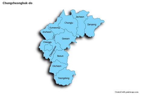 Sample Maps for Chungcheongbuk-do