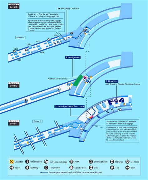 Vienna Austria Airport Map