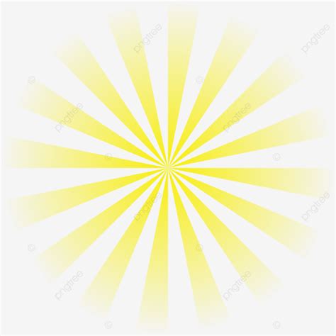 Yellow Light Bright Transparant Vector Bursting Sun Rays, Yellow Light ...