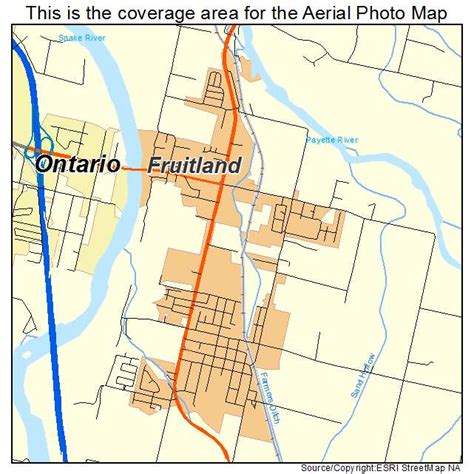 Aerial Photography Map of Fruitland, ID Idaho