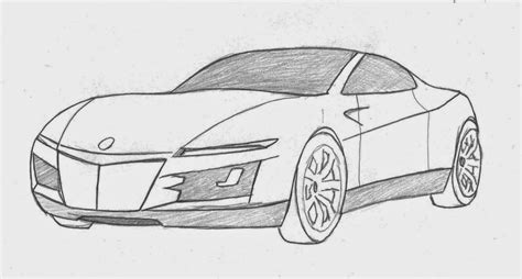 3d Car Drawing at PaintingValley.com | Explore collection of 3d Car Drawing