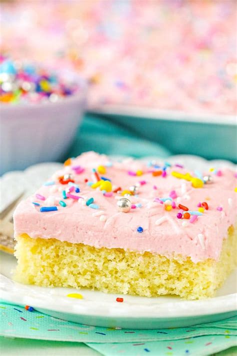 Mix · Vanilla Sheet Cake Recipe | Best Vanilla Birthday Party Cake