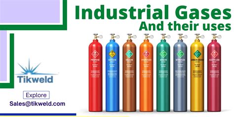 Industrial gases and their uses - Tikweld products and Services