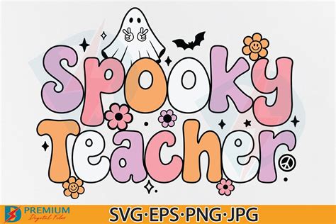 Halloween Teacher SVG,Spooky Teacher PNG Graphic by Premium Digital ...