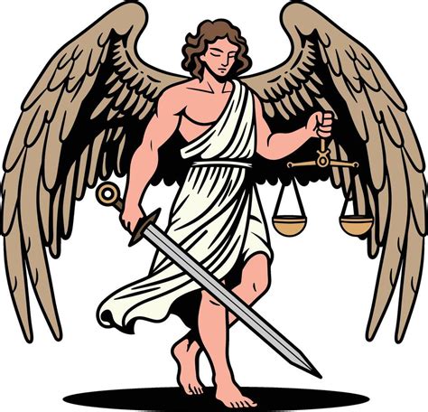 The Angel Of Justice Vector Art, Icons, and Graphics for Free Download