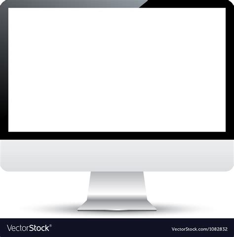 Computer monitor Royalty Free Vector Image - VectorStock