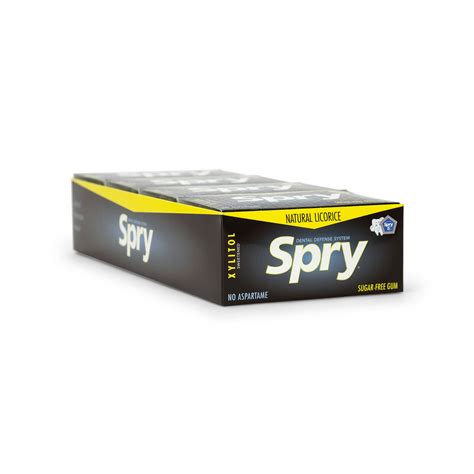 Spry Natural Xylitol Gum - Licorice | Oral Health Guru