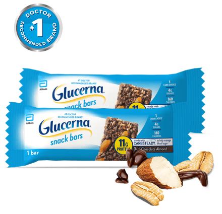 Glucerna® Snack Bar | Dark Chocolate Almond Diabetic Snack Bar